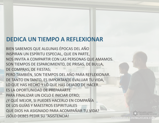 Dedica tiempo, para reflexionar Diciembre 17 de 2009